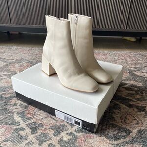 Dolce Vita Cream Heeled Boots